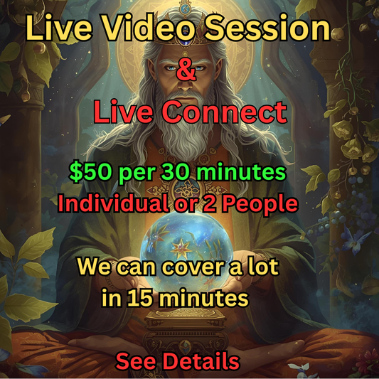 Live Session 30 minutes Individual or Group